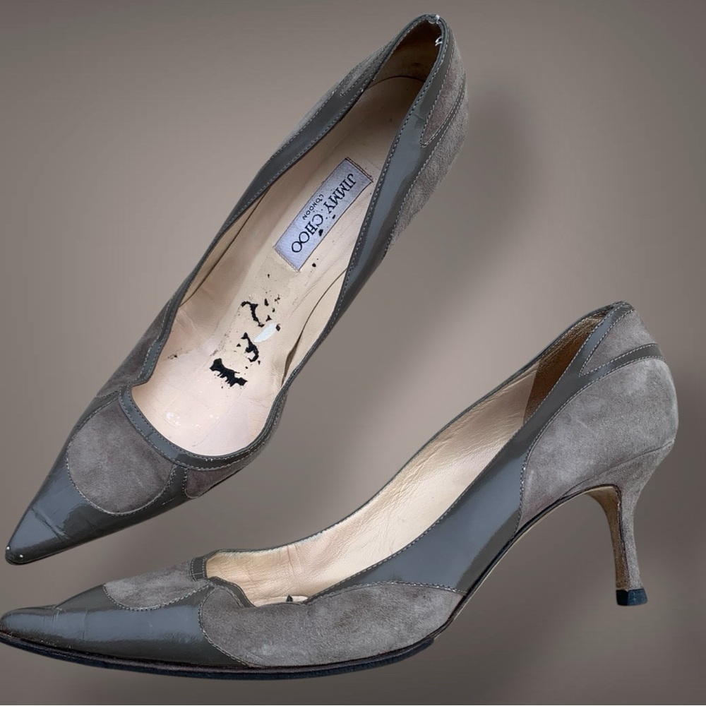 Jimmy Choo Gray Women's Heels EU 41 US 11